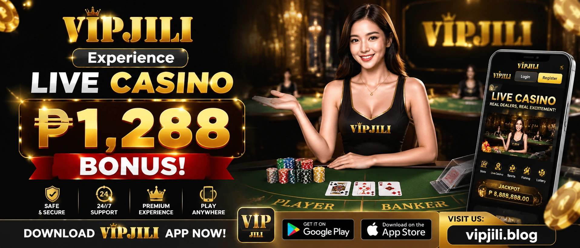 vipjili live casino mobile experience
