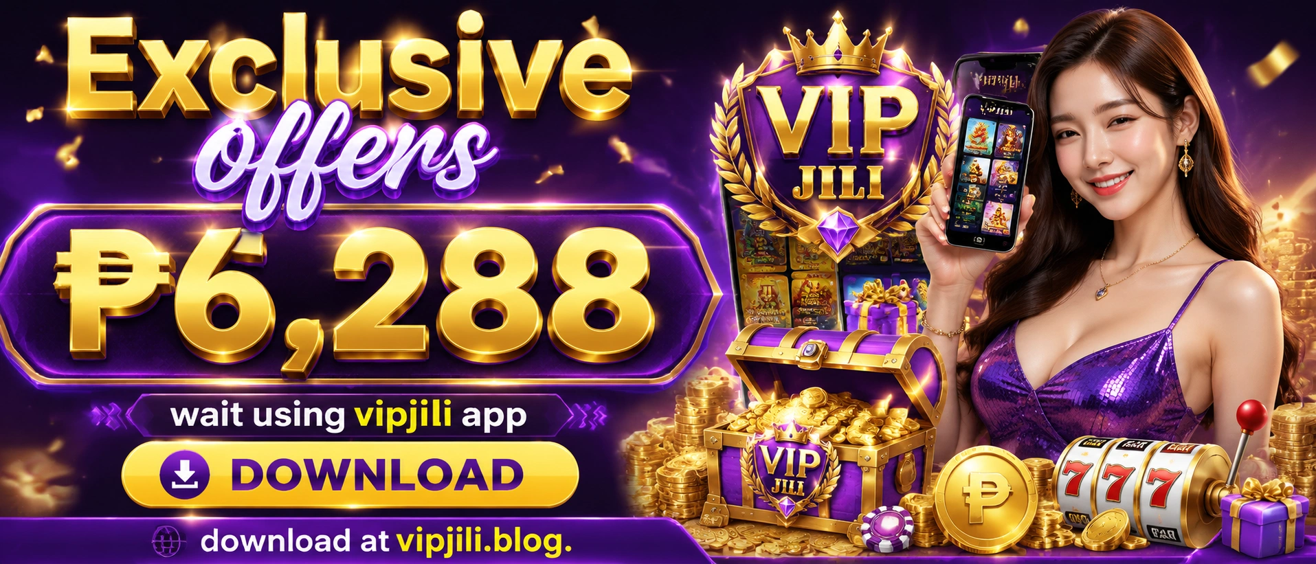 vipjili Philippines welcome promotion banner 3